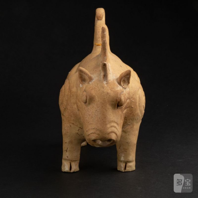    六朝 青磁瑞獸 - 图5